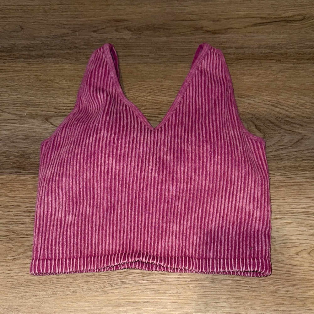LOWEST PRICE! 90 degree ribbed sports bra size small